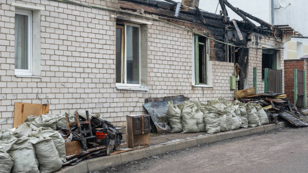 Professional Soot Cleanup technician working in Beldenville, WI